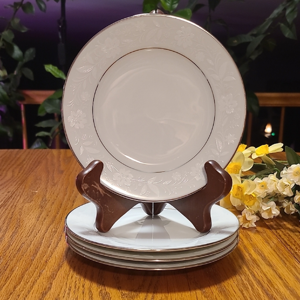 Noritake Ranier Fine China Bread Plates - Set Of 4